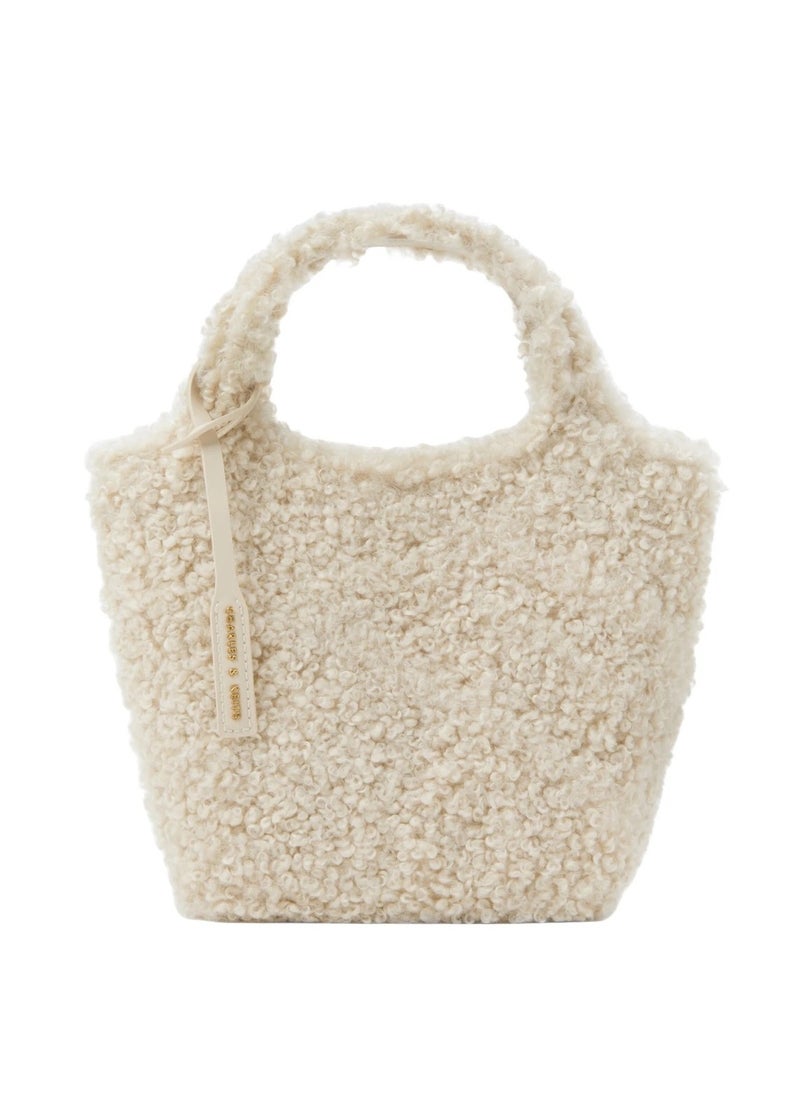 Charles & Keith - Arlys faux wool tote