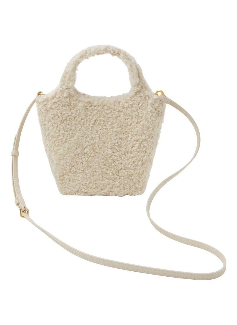 Charles & Keith - Arlys faux wool tote