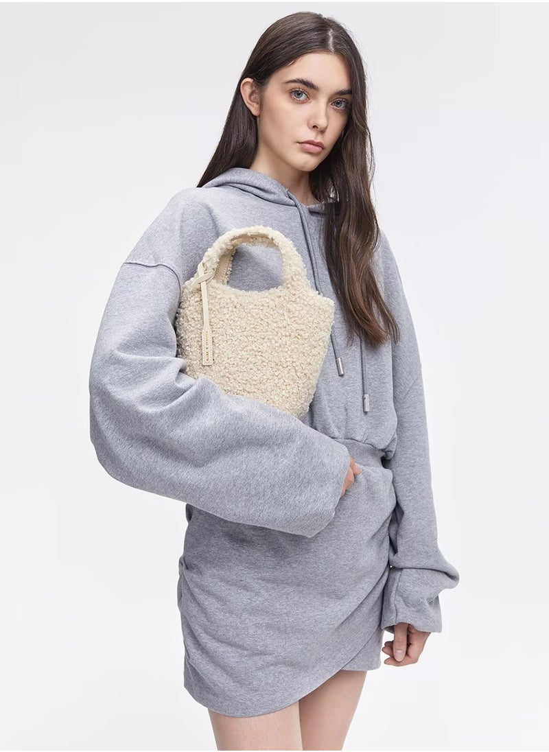 Charles & Keith - Arlys faux wool tote