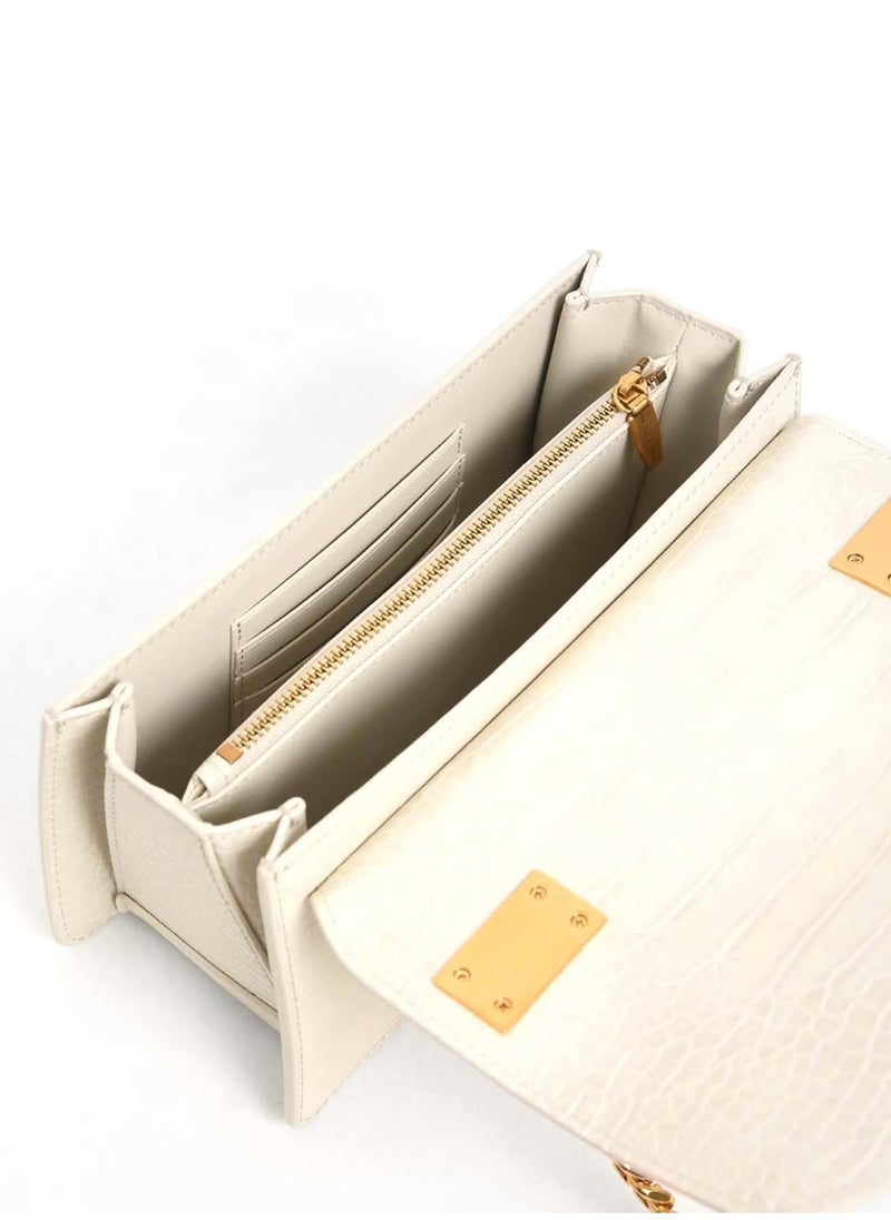 Cream Small Crossbody Bag