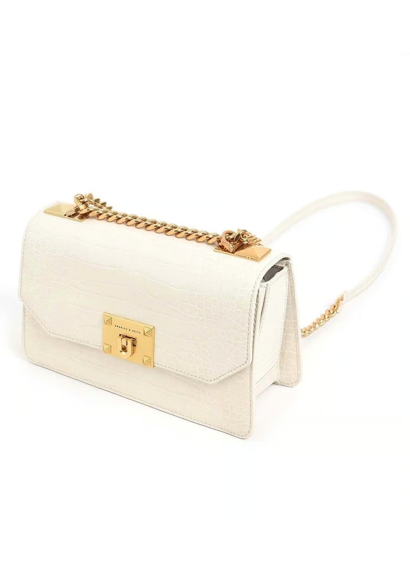 Cream Small Crossbody Bag