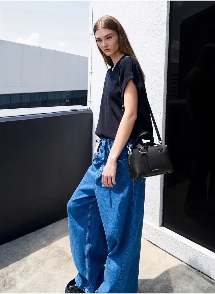 Charles & Keith Marceline Bowling Bag