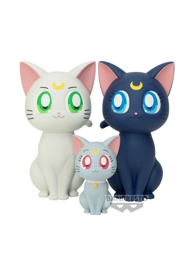 Banpresto Pretty Guardian Sailor Moon Sofvimates Artemis & Diana Action Figure