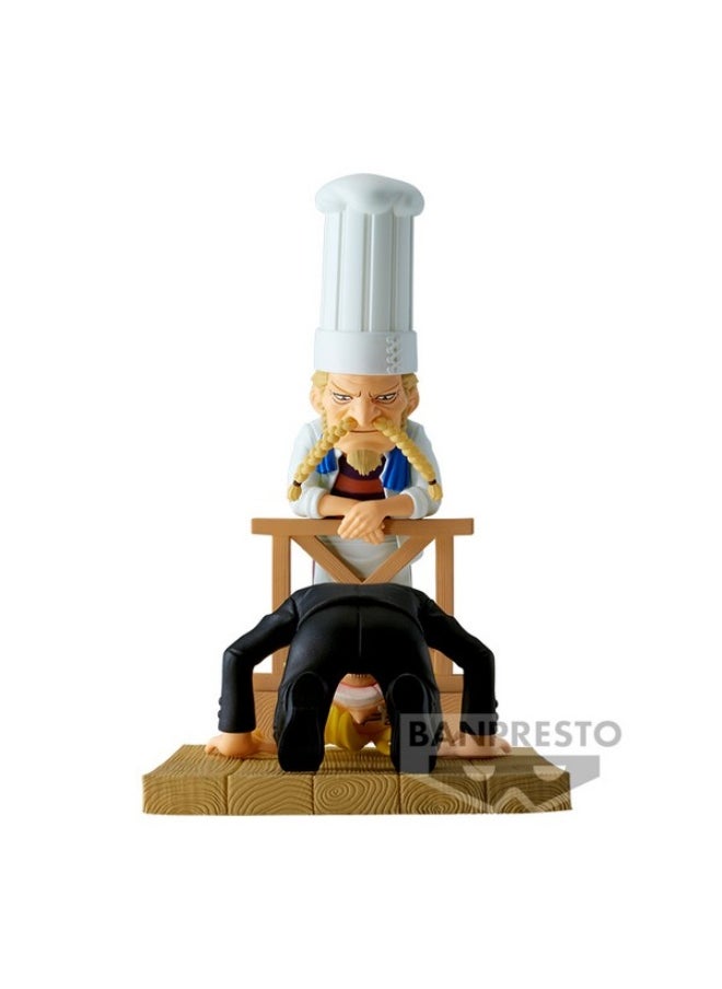 Banpresto One Piece World Collectable Figure Log Stories Sanji&Zeff 2 Statue