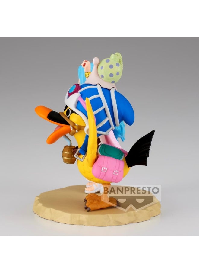 Banpresto One Piece World Collectable Log  Nefeltari Vivi & Karoo Statue