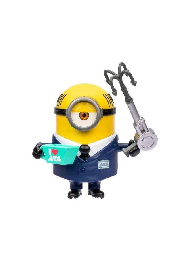 Despicable Me 4 AVL Mel Despicably Deluxe Minion Collectible Figure