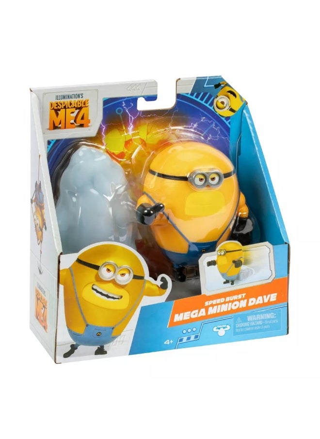 Despicable Me 4 Dave Mega Minion Speed Burst Figure