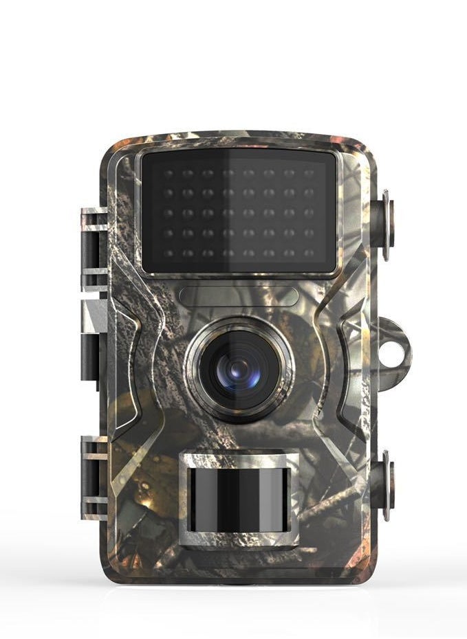 Outdoor Orchard Camera 1080P Infrared Monitoring Camera, 90° View, IP66 Waterproof, 12MP, Night Vision, Motion Detection, Wildlife Trail Camera with Display & TF Card Support