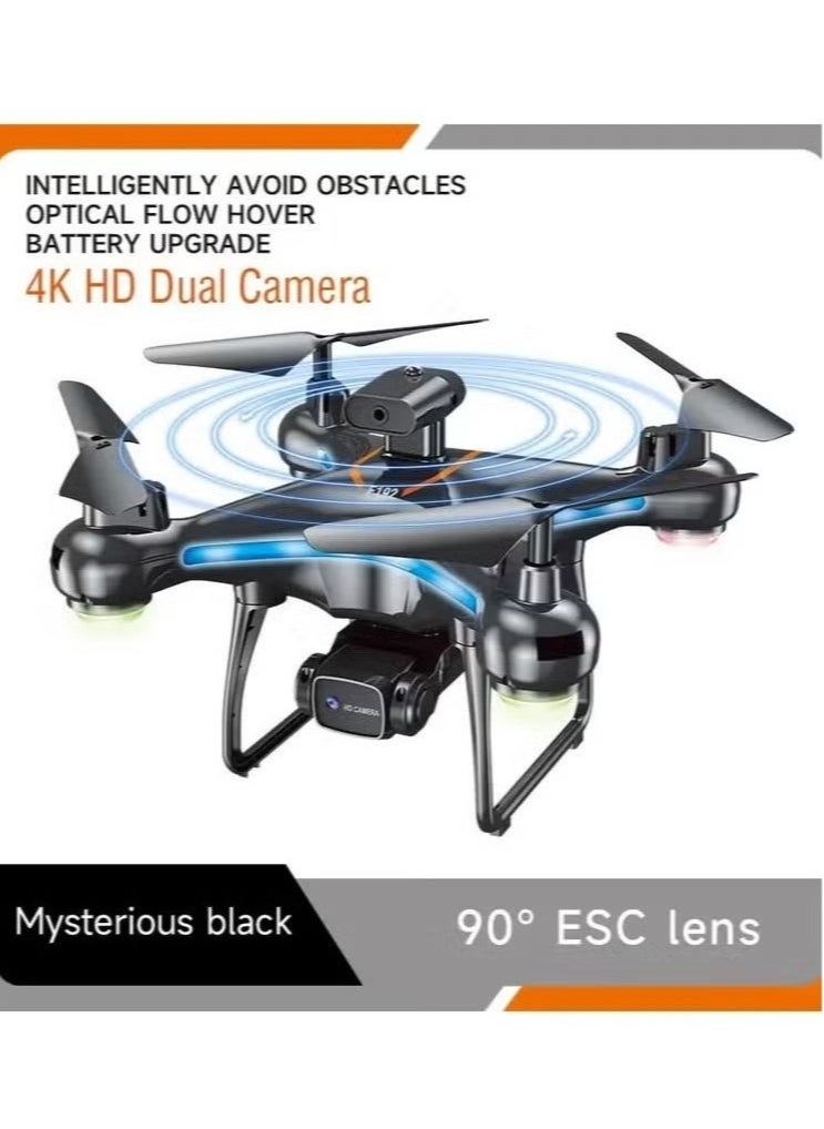 F192 Drone with HD Camera – 90° Remote ESC Camera, Multifunctional Mini Drone with Optical Flow Positioning, Handless Mode, Altitude Mode, 360° Flip, WiFi, One Key Return, Obstacle Avoidance, LED Lights