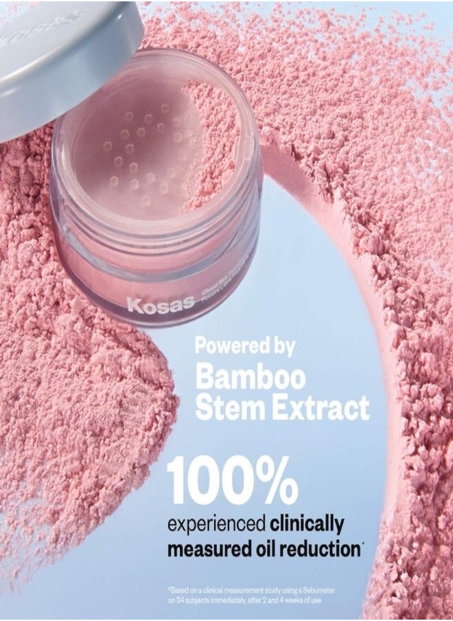 Kosas Talc-Free Cloud Set Loose Powder 20g | Translucent Setting & Blurring Finish , Translucent Velvety - ultra sheer mocha