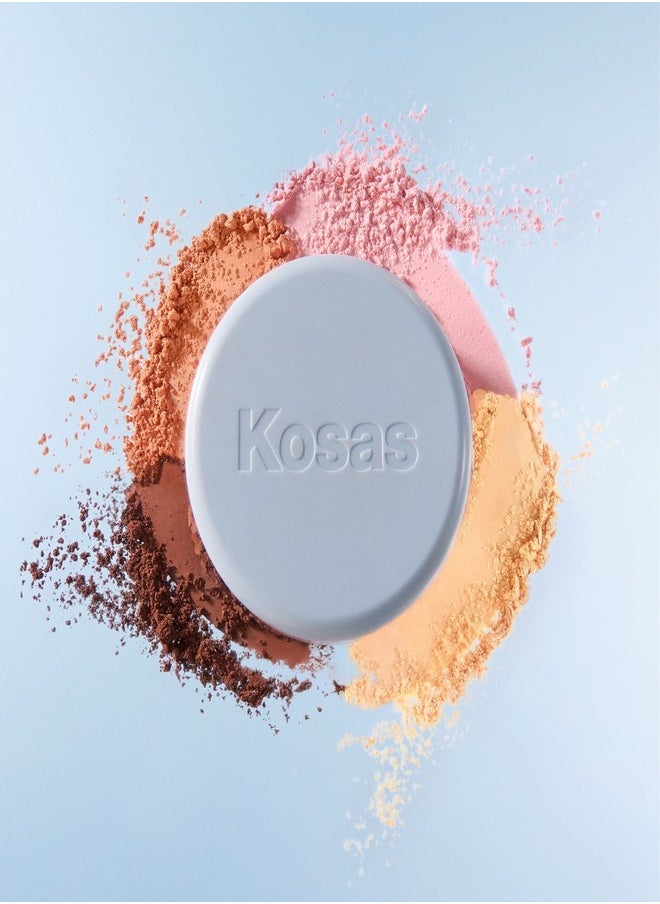 Kosas Talc-Free Cloud Set Loose Powder 20g | Translucent Setting & Blurring Finish , Translucent Velvety - ultra sheer mocha