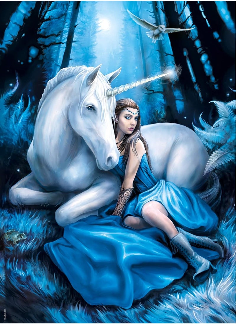 Anne Stokes Blue Moon Puzzle – 1000 Pieces, Multicolor, For Ages 6 and Above