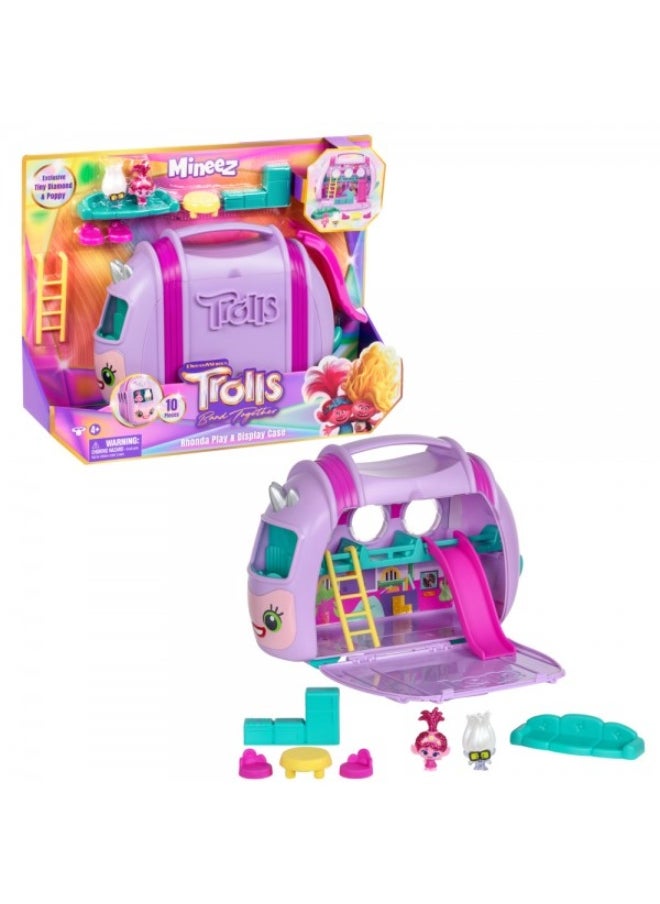 DreamWorks Trolls Band Together Mineez 10 Piece Rhonda Play and Display Case