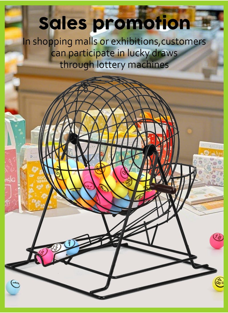 Big！Big！Super Big Bingo Game Set -18.9 Inch Extra Large Bingo Set - Best Board Games with Metal Bingo Cage and Balls Set with Bingo Cards - Bingo Games for Family - Bingo Sets for Adults Large Group