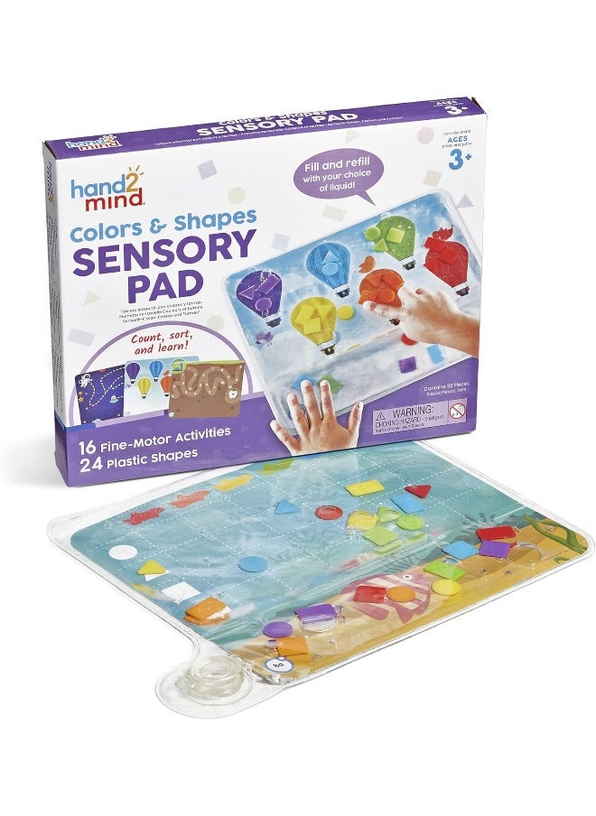 Learning Resources Sensory Pillow 'Colours And Shapes' Reusable Sensory Bag For Children