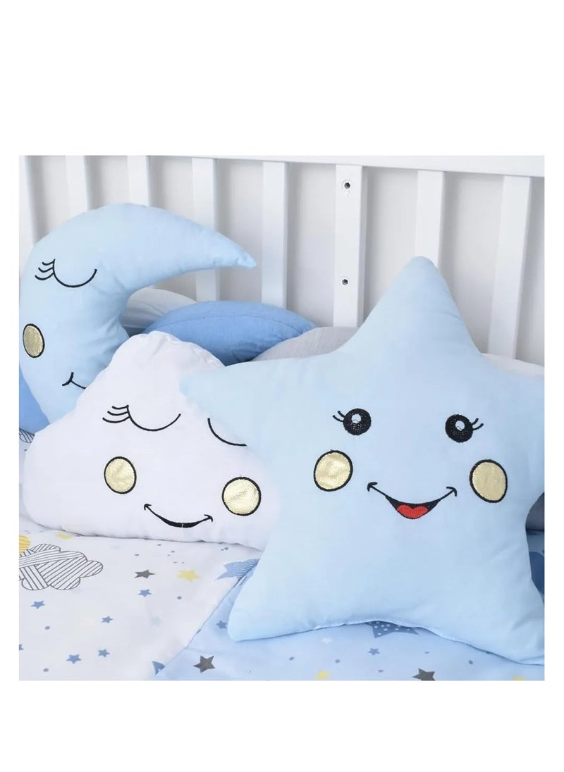 Factory Price 8 Pieces Soft Bedding Sets for Kids – Blue Star