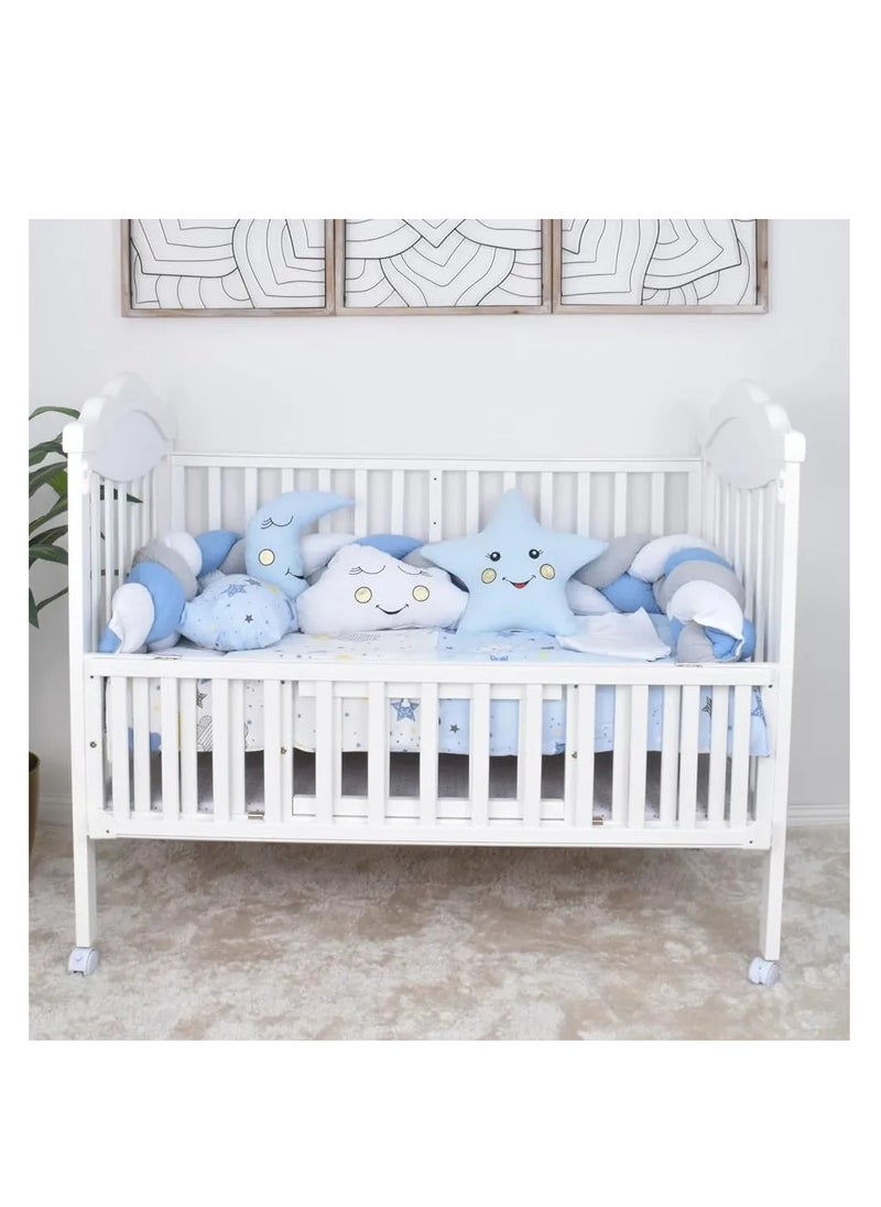 Factory Price 8 Pieces Soft Bedding Sets for Kids – Blue Star