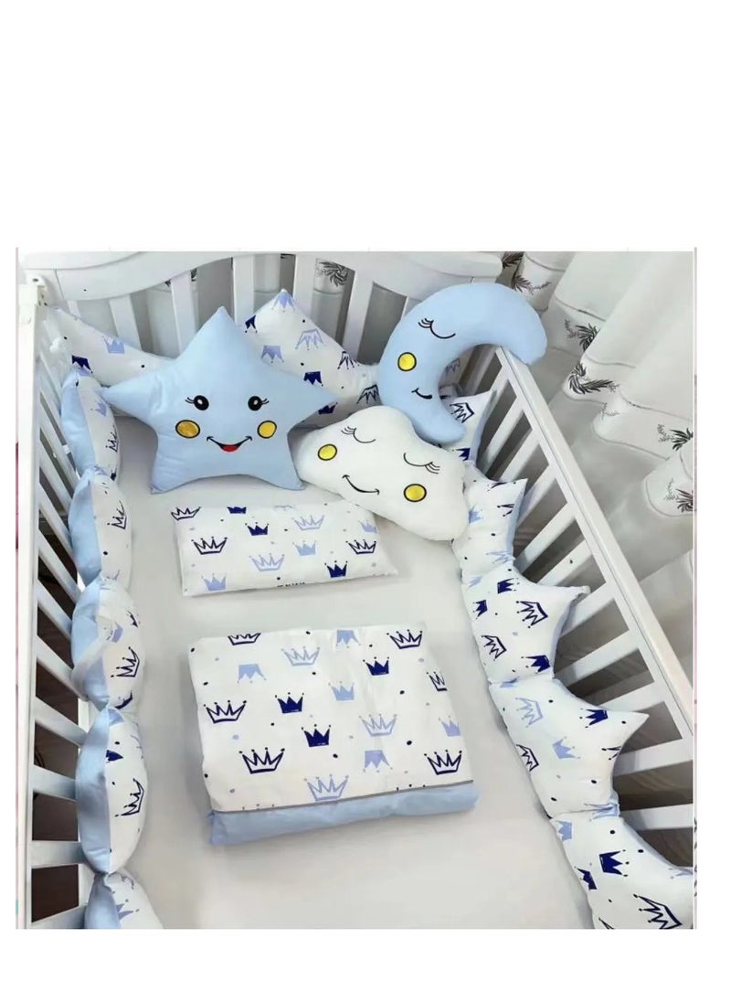 Factory Price 8 Pieces Soft Bedding Sets for Kids – Blue Star