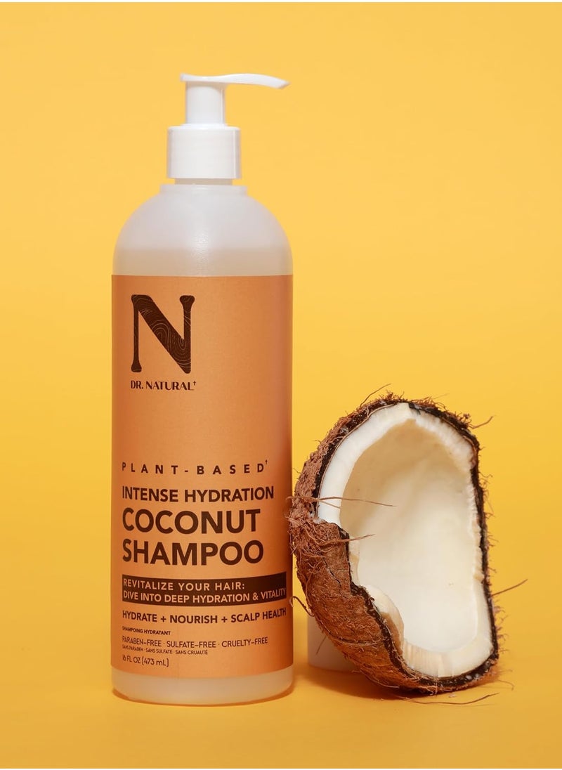 Dr. Natural Coconut Shampoo Hydrates & Restores 473ml