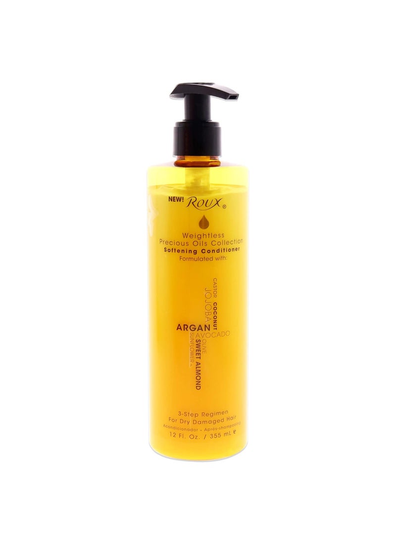 Roux Weightless Precious Oils Softening Conditioner by Roux for Unisex  12 oz Conditioner