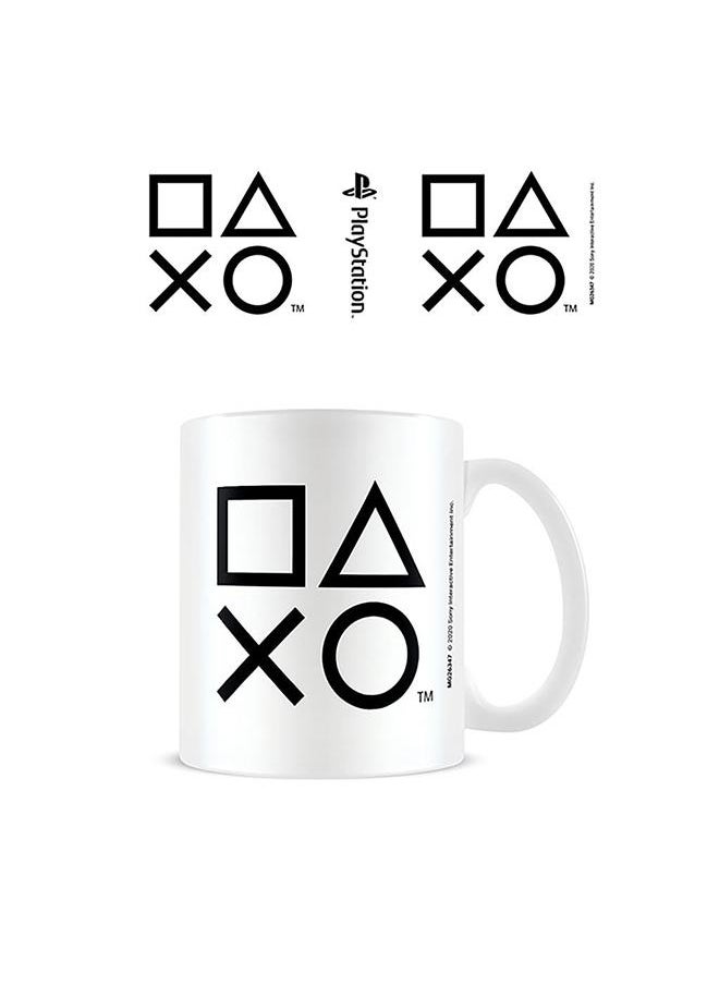 Playstation (Shapes  Black) Mug