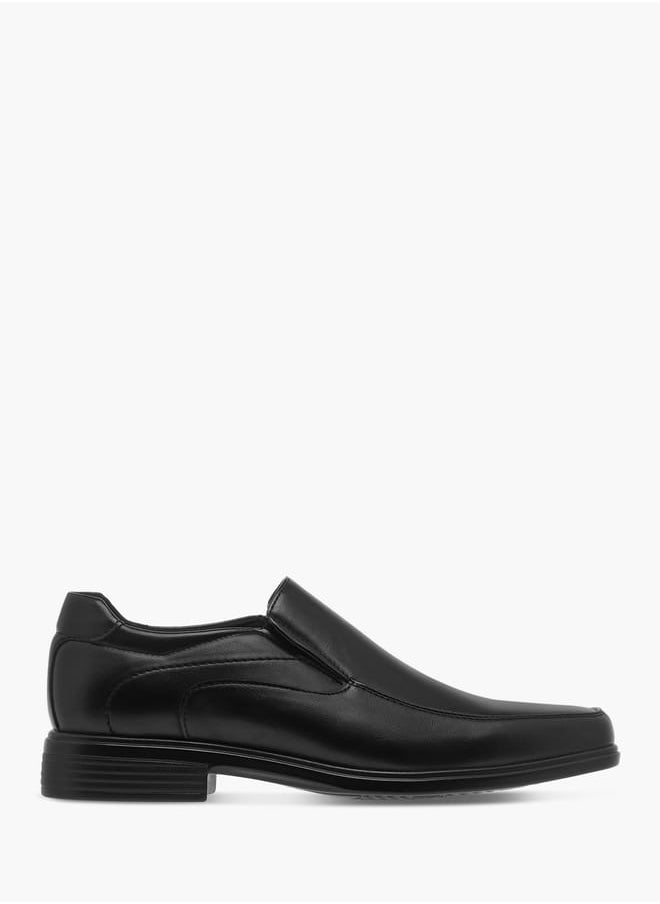 Mens Panelled Slip-On Loafers