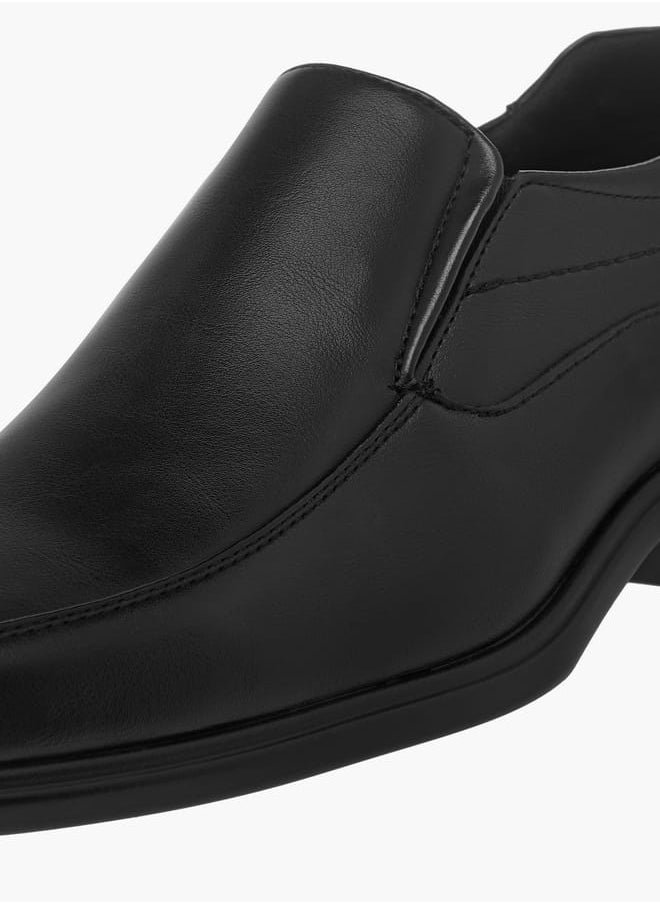 Mens Panelled Slip-On Loafers