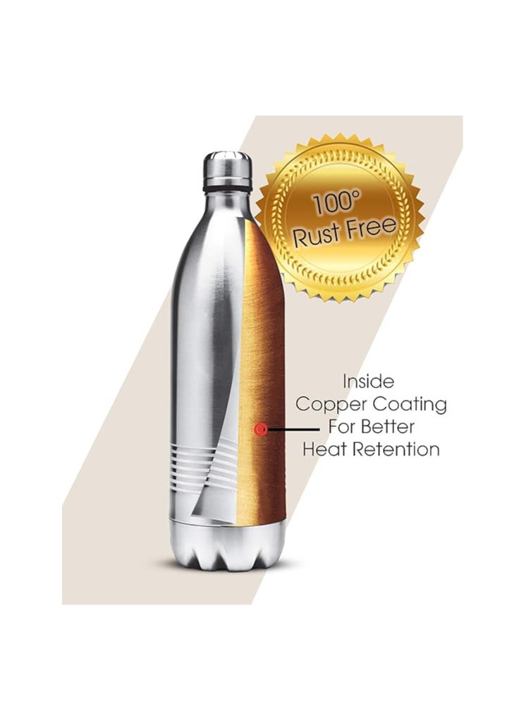 Milton Duo DLX 1000 Thermosteel 24 Hours Hot and Cold Water Bottle