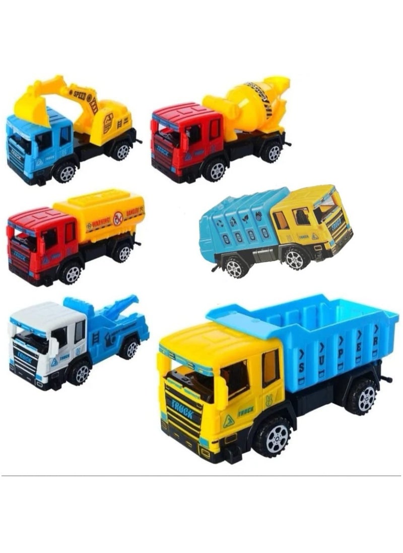 Super City Builder Trucks - Engineering Vehicle Toy Set for Kids – Construction City Playset – For Ages 3 and Up