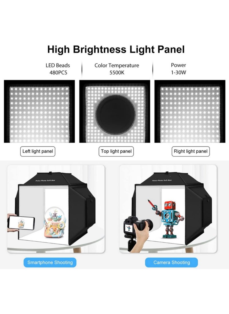 PULUZ Upgraded Photo Studio Soft Light Box Photography 40x40cm 16
