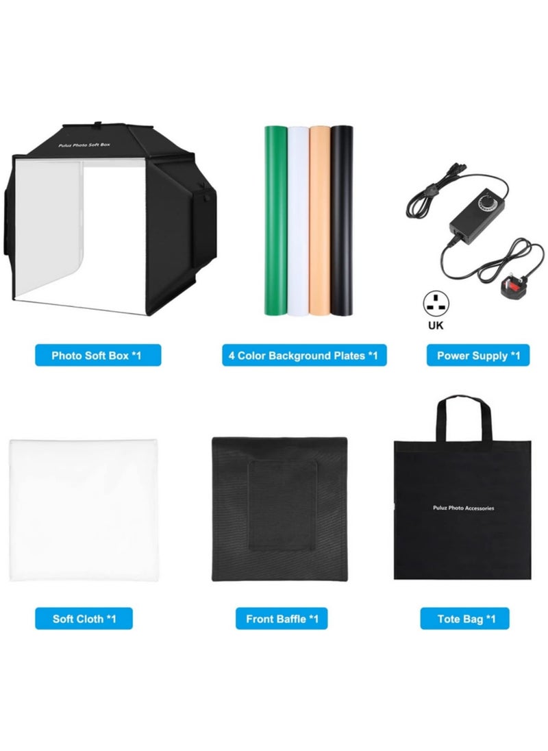 PULUZ Upgraded Photo Studio Soft Light Box Photography 40x40cm 16