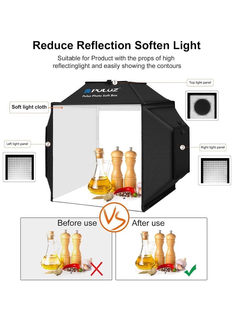 PULUZ Upgraded Photo Studio Soft Light Box Photography 40x40cm 16