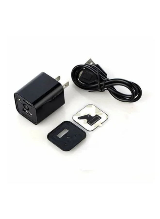 Hidden Spy Camera Wall Charger Adapter Monitor Video Recorder For Home Office Security