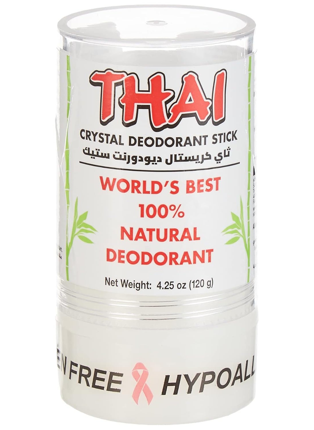 THAI Natural Crystal Deodorant Stick (4.25 Ounces)