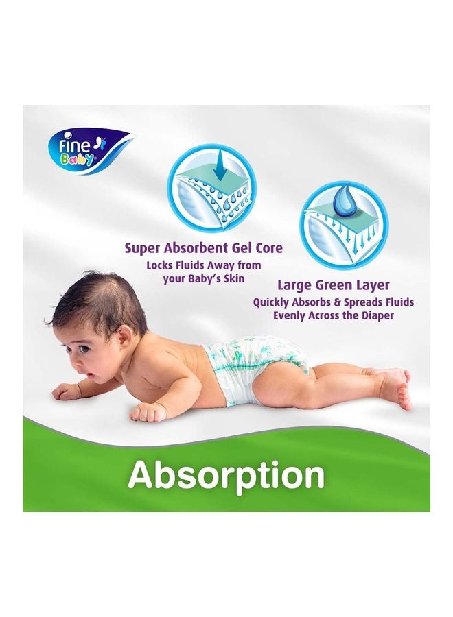 74-Piece Baby Diaper Double Lock Large,Size 4,7 To14 KG