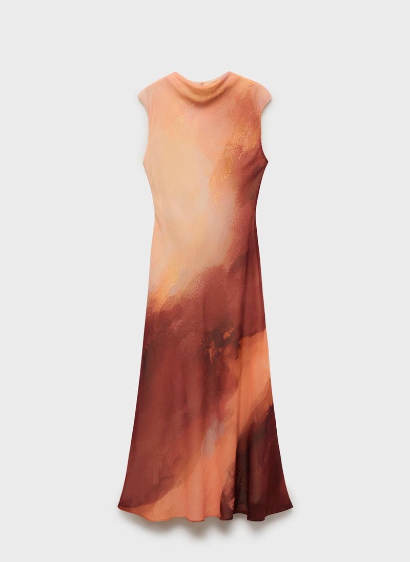 Long Gradient Dress
