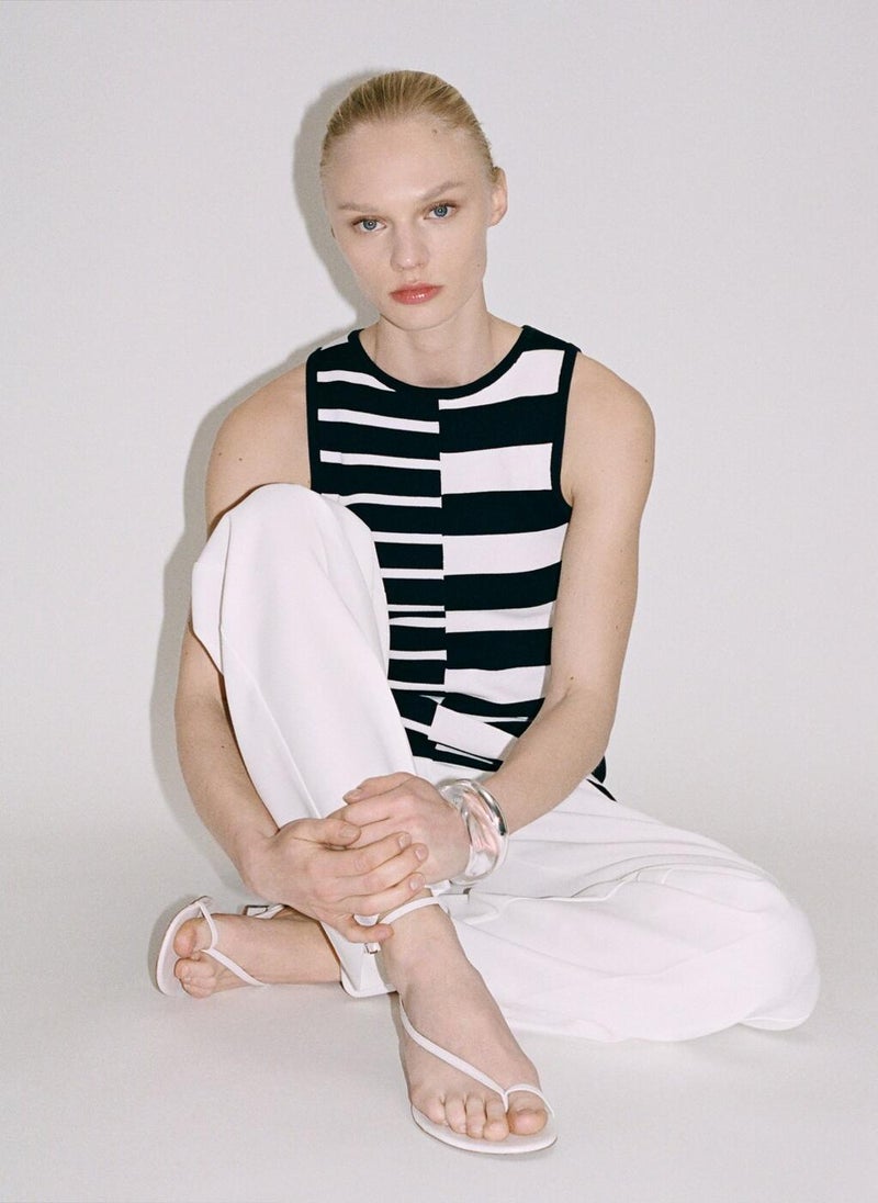 Striped Sleeveless Dress
