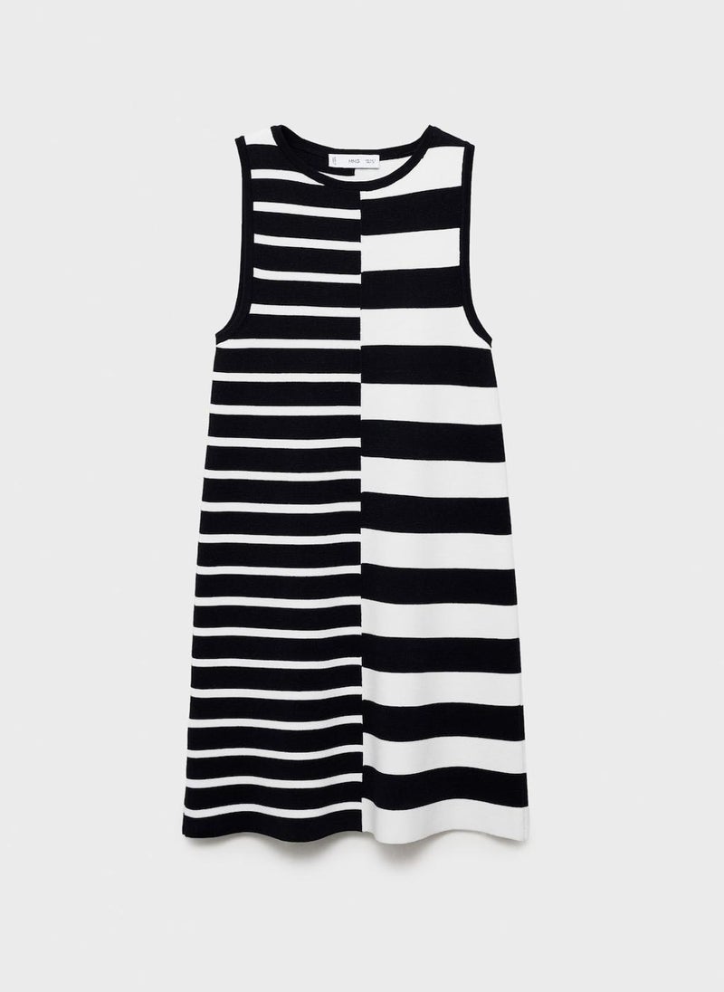 Striped Sleeveless Dress