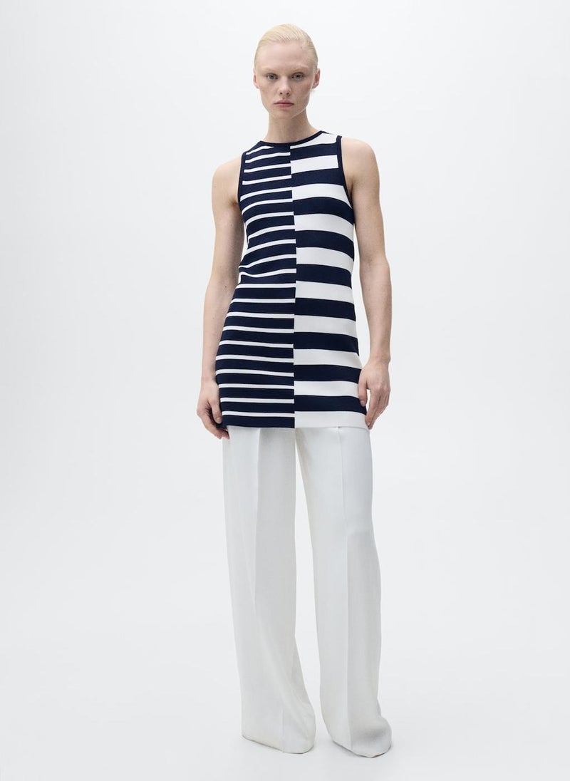 Striped Sleeveless Dress