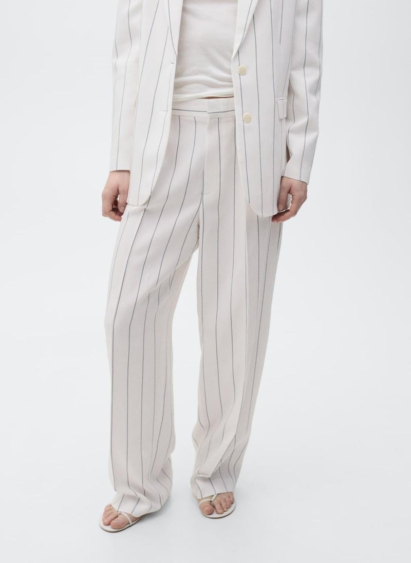 Striped Suit Pants