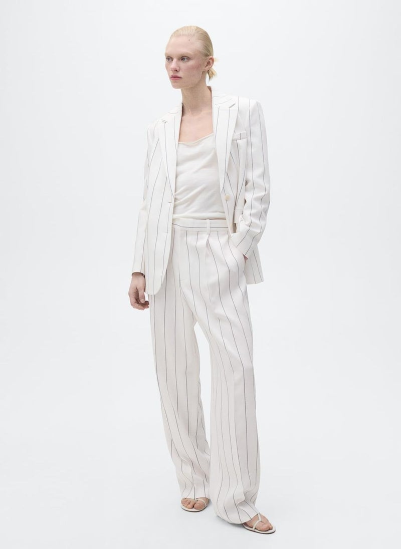 Striped Suit Pants
