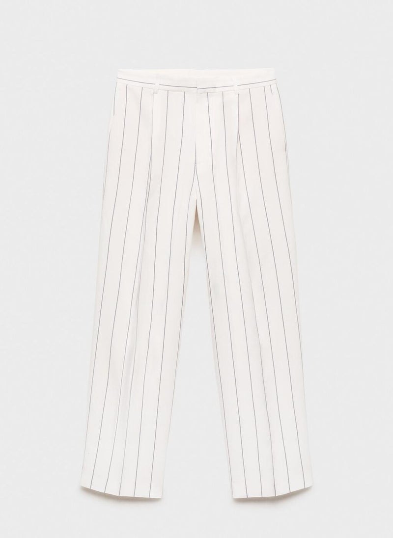 Striped Suit Pants