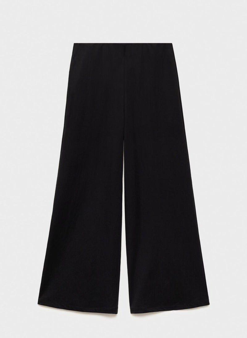 Cropped Palazzo Trousers