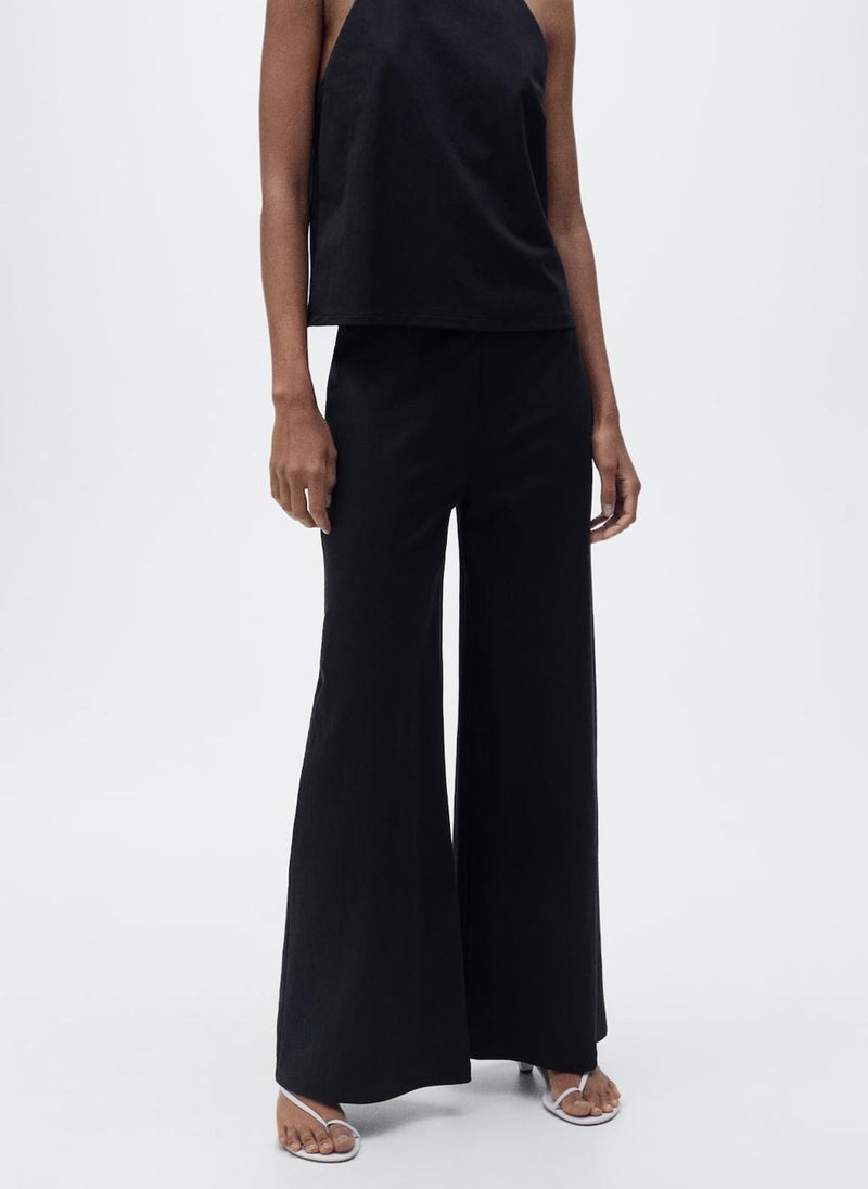 Cropped Palazzo Trousers