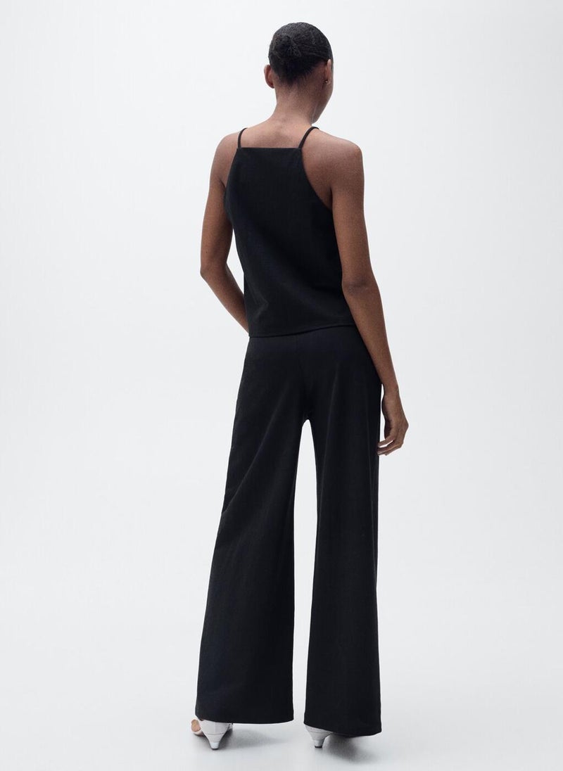 Cropped Palazzo Trousers