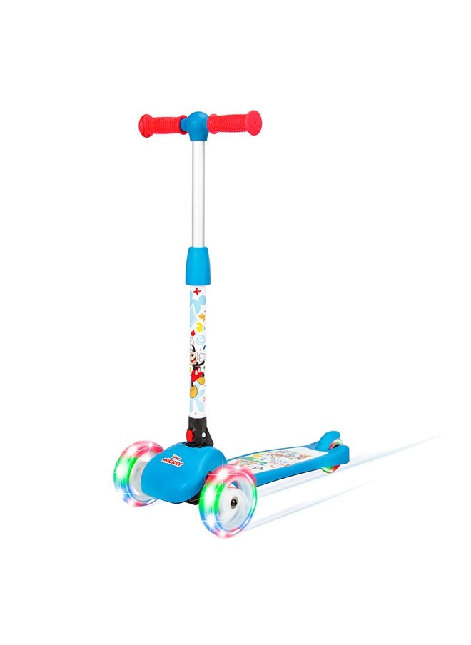 Spartan Mickey 3-Wheel LED Folding Scooter