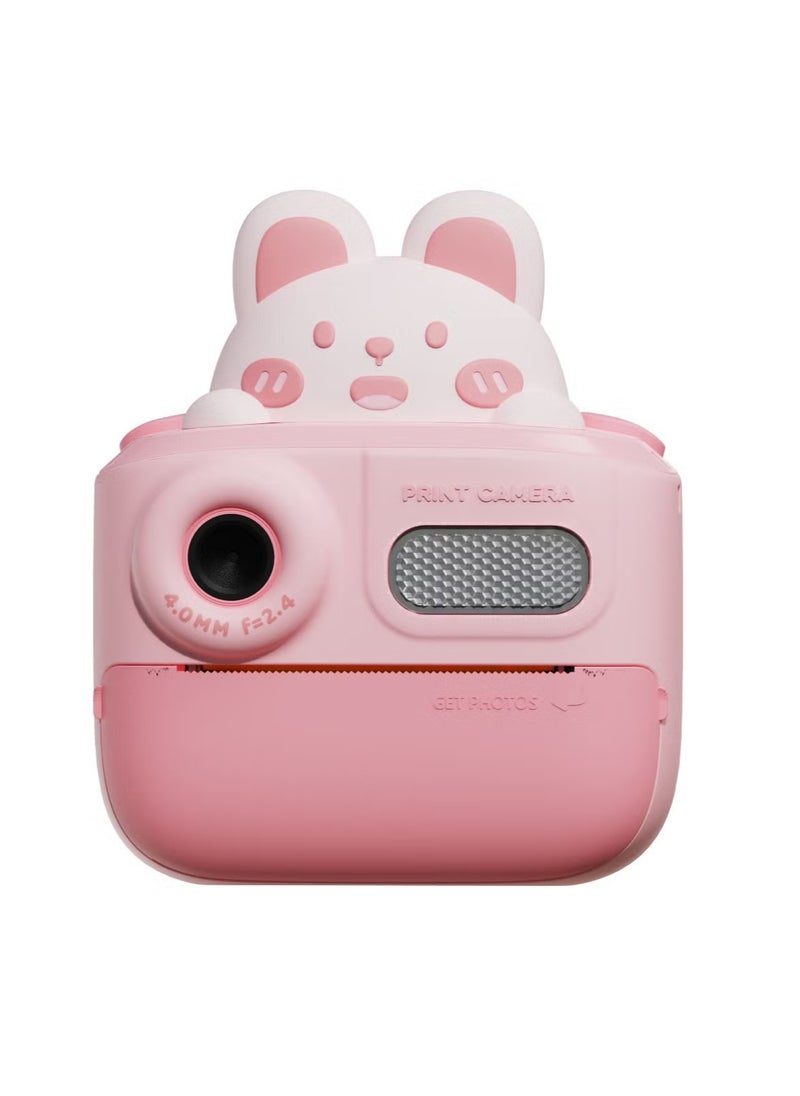 Cute Cartoon Design HD 48 Million Pixels Video Recording 1080P Instant Print Camera Kids Toy for Children