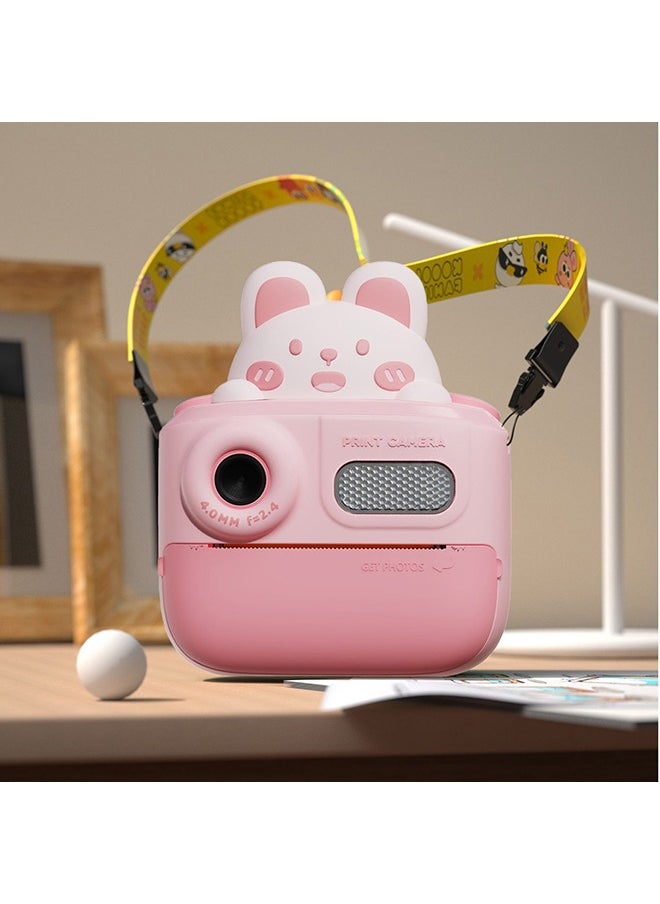 Cute Cartoon Design HD 48 Million Pixels Video Recording 1080P Instant Print Camera Kids Toy for Children