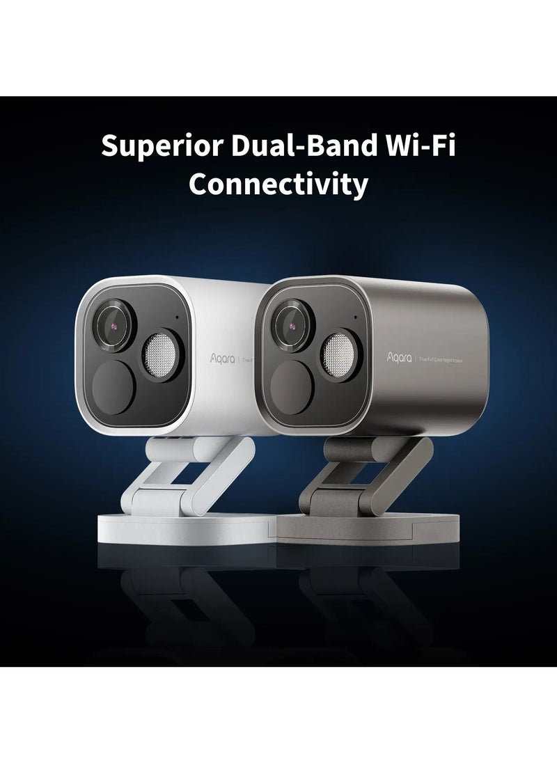 Aqara Camera Hub G5 Pro WIFI Version 32GB eMMC, Zigbee and Thread Support, AI-powered Visual and Audio Detection, True Color Night Vision,Integration with Apple HomeKit and Alexa-Global version White
