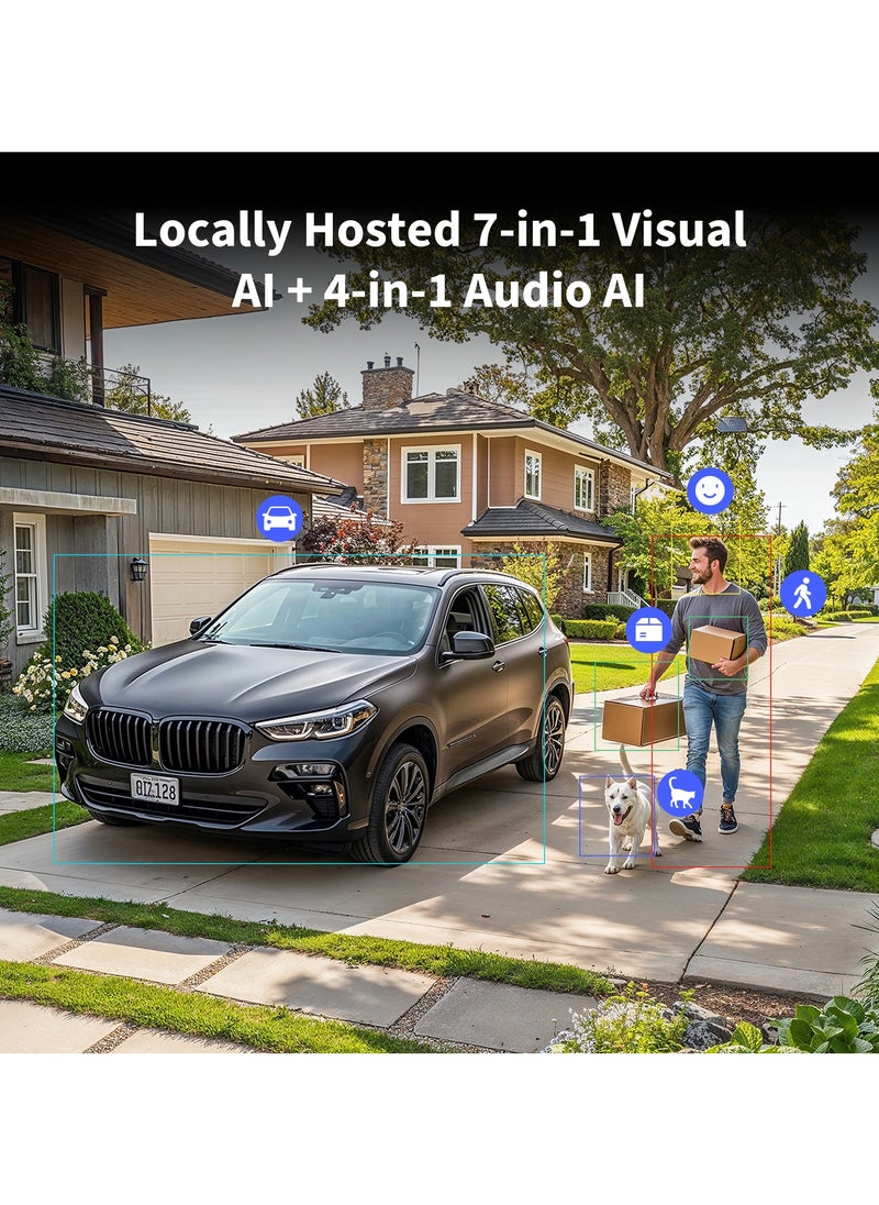 Aqara Camera Hub G5 Pro POE Version 32GB eMMC, Zigbee and Thread Support, AI-powered Visual and Audio Detection, True Color Night Vision,Integration with Apple HomeKit and Alexa-Global version Gray
